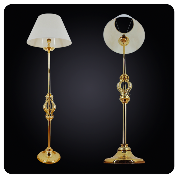 Bronze Gleam Elegance Floor Lamp