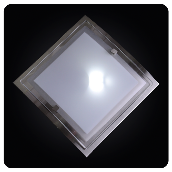 Modern Chrome Crystal LED Ceiling Fixture 40-MT1353C num 1
