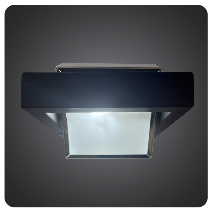 Modern Wenge Chrome Glass Ceiling Light Fixture 40-MT2146/1W WENGE+CH