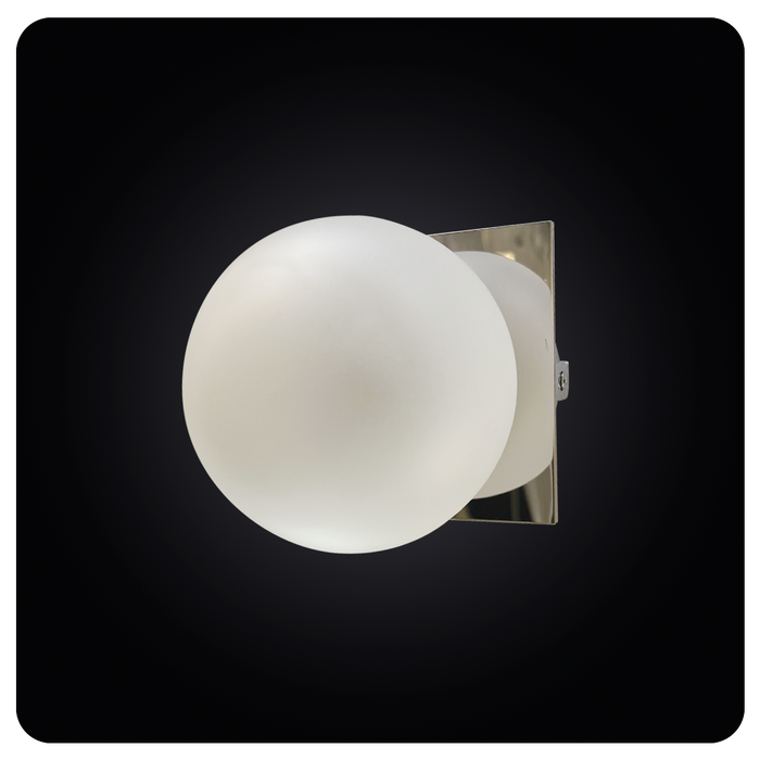 Elegant Crystal Globe Wall Sconce with LED Lighting 40-MT2859-1W