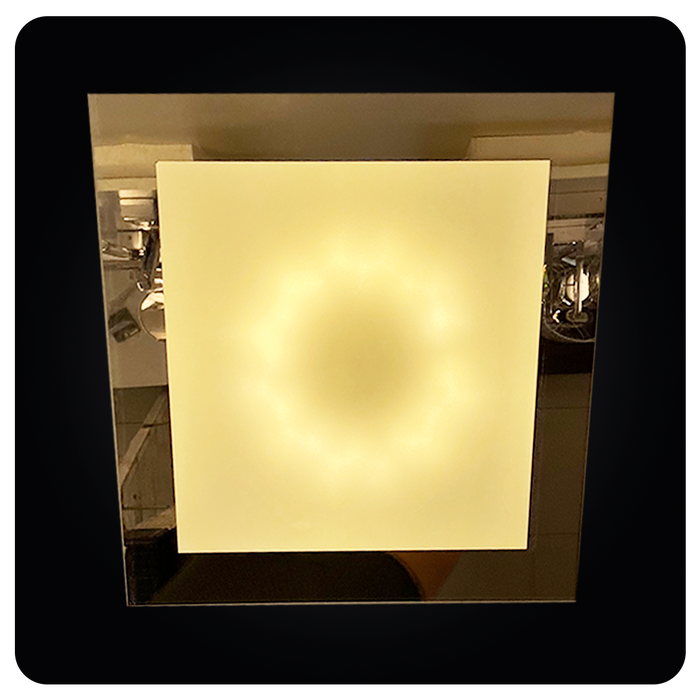Minimalist Crystal LED Square Ceiling Light 40-MT3101-18W40-MT3101-18W