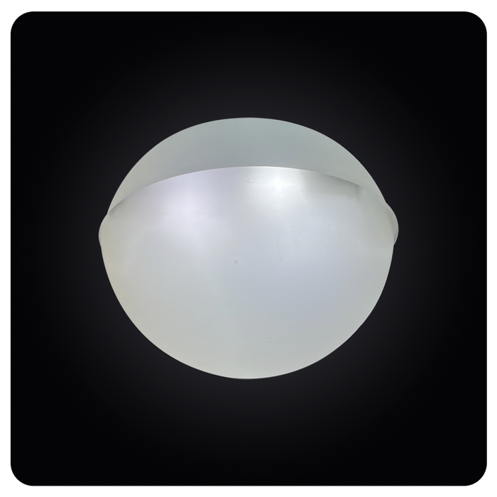 Silver Frosted Glass LED Ceiling Light Fixture 63-1206-42CR