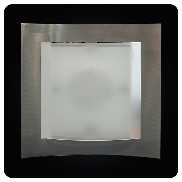 Sleek Metallic LED Ceiling Light Spacious Coverage 63-1362-1NM