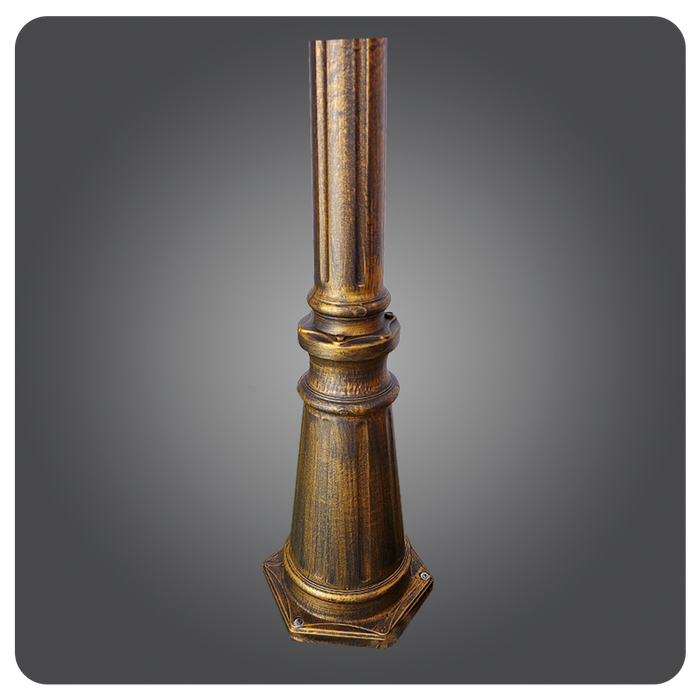 Vintage Gilded Radiance Pillar
